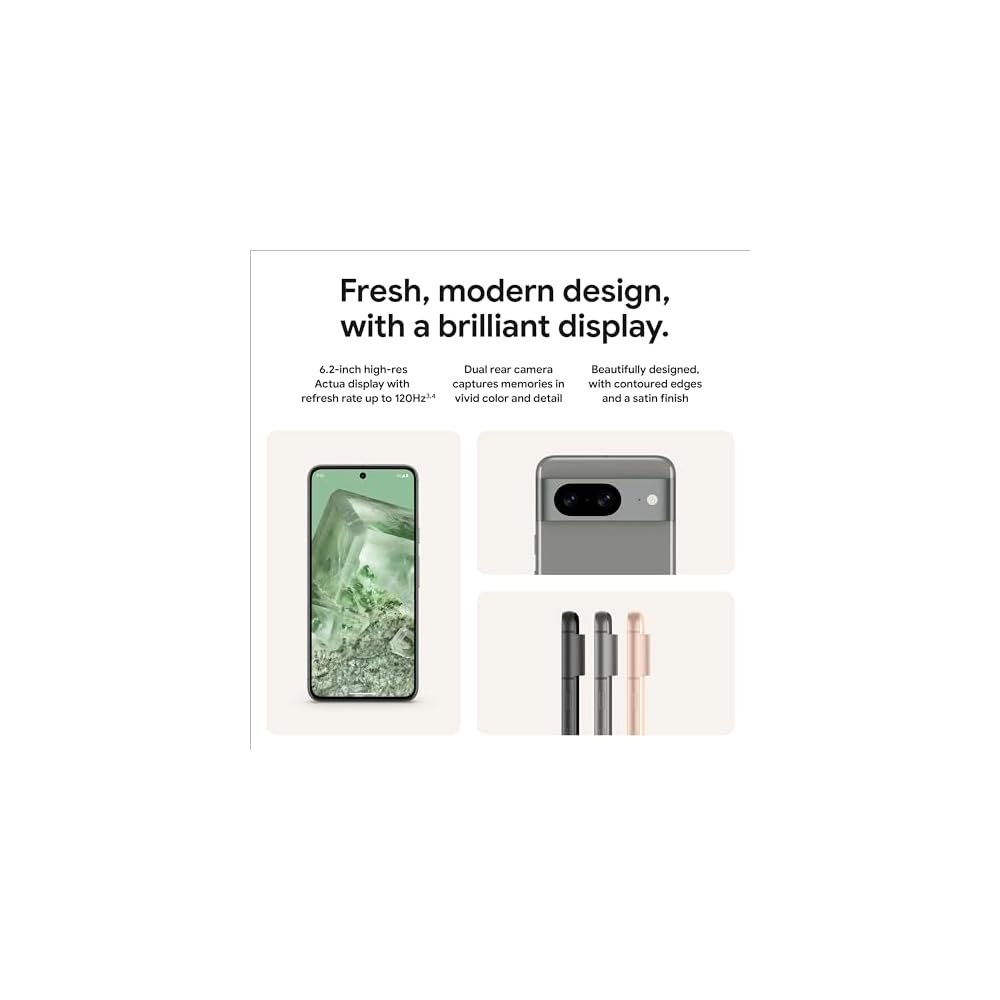 Google Pixel 8 - Unlocked Android Smartphone with Advanced Pixel Camera, 24-Hour Battery, and Powerful Security - Hazel - 128 GB - Image 6