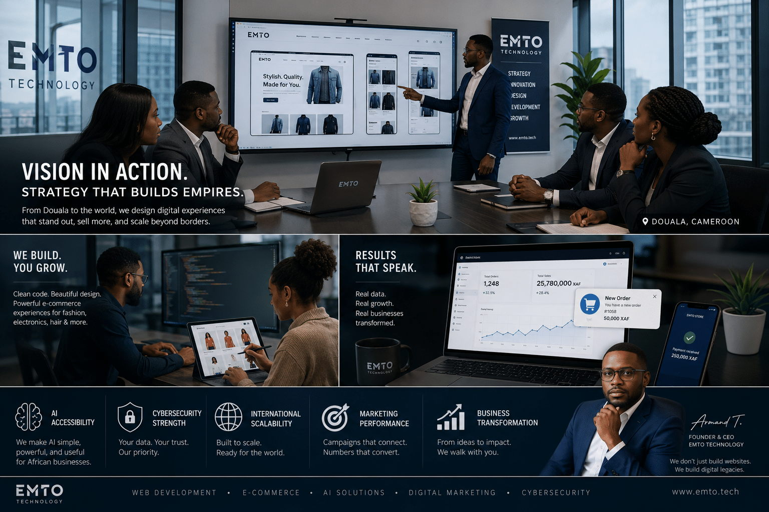 website design company in Cameroon for businesses tired of poor results