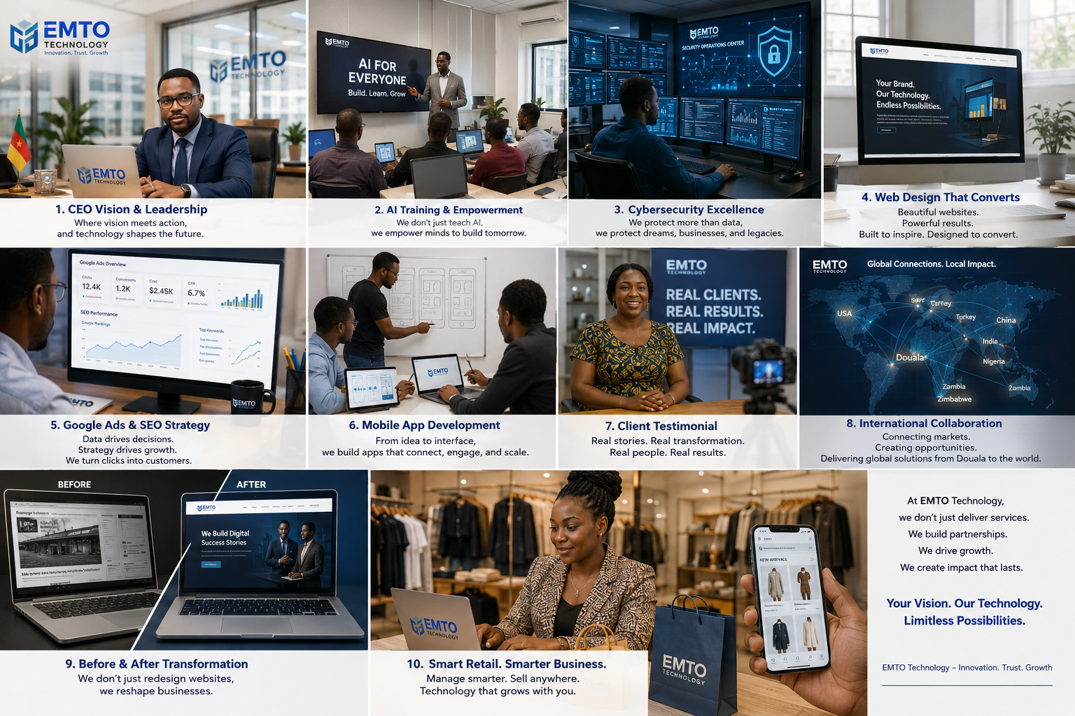 website design company in Cameroon for businesses tired of poor results